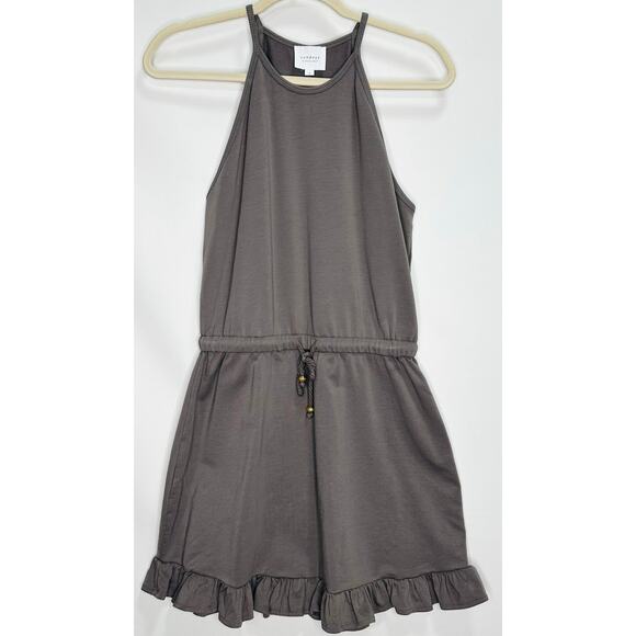 Anthropologie Sundays Mazie French Terry Mini Dress in Brown size Small - Picture 2 of 7